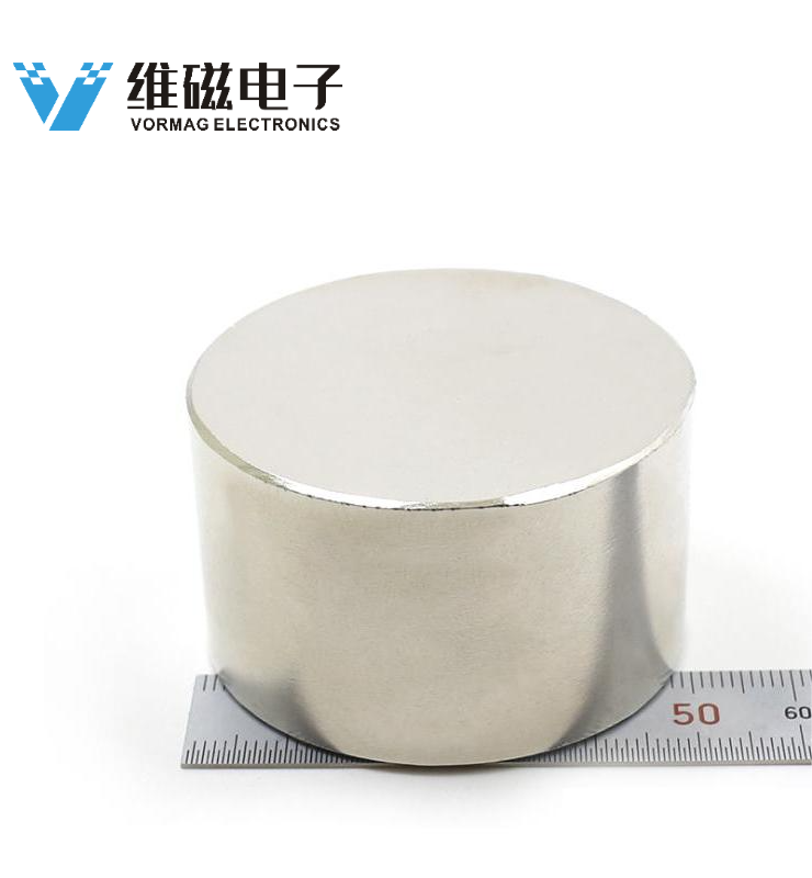 D50x30 mm Strong Cylinder Rare Earth Neodymium Magnets 