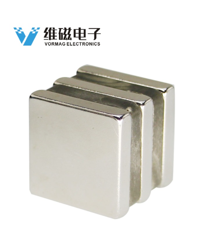 L25xW25x5MM Square Magnet with NiCuNi 3-layers Platings