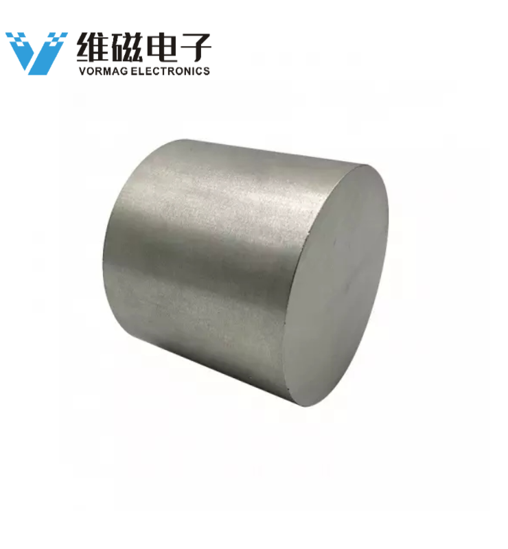 铝镍钴（Alnico5）圆柱形磁铁，直径75mm x 长度65mm