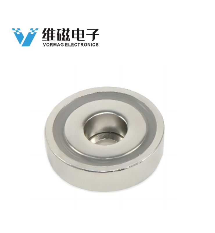 Neodymium Pot Magnets with Counter Bore Hole