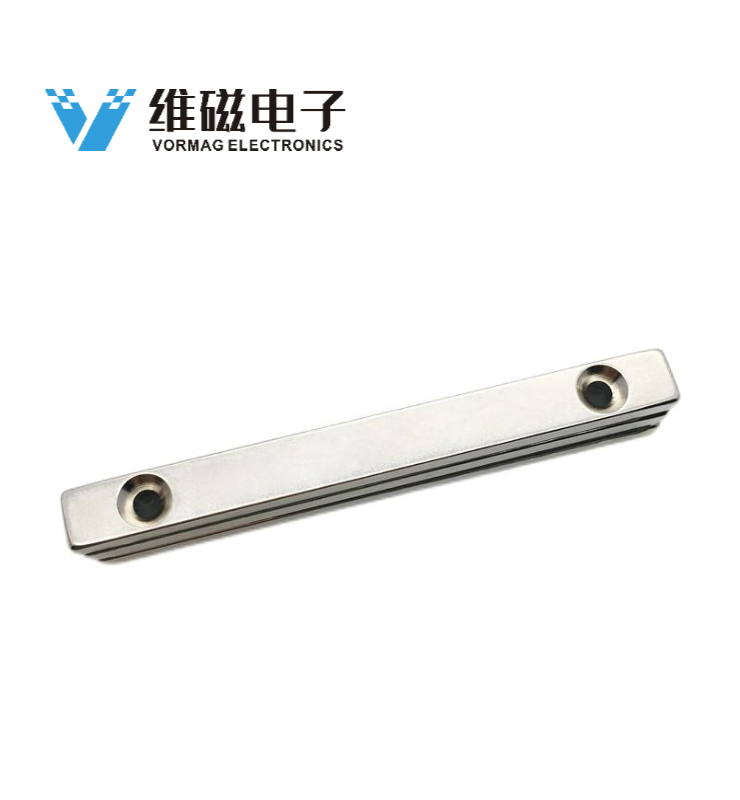 Long Block Magnets with Two Holes Heavy Duty Rare Earth Magnets 