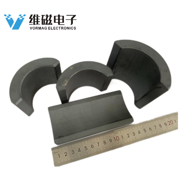 High grade ceramic magnets for generators