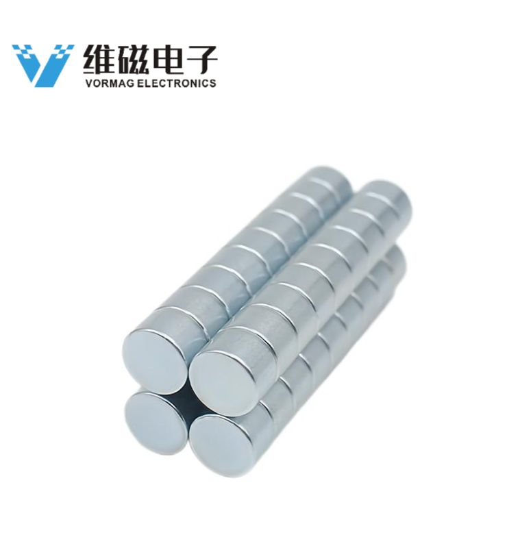 3mm x 3mm N42 Round Neodymium Magnets Zn Plated