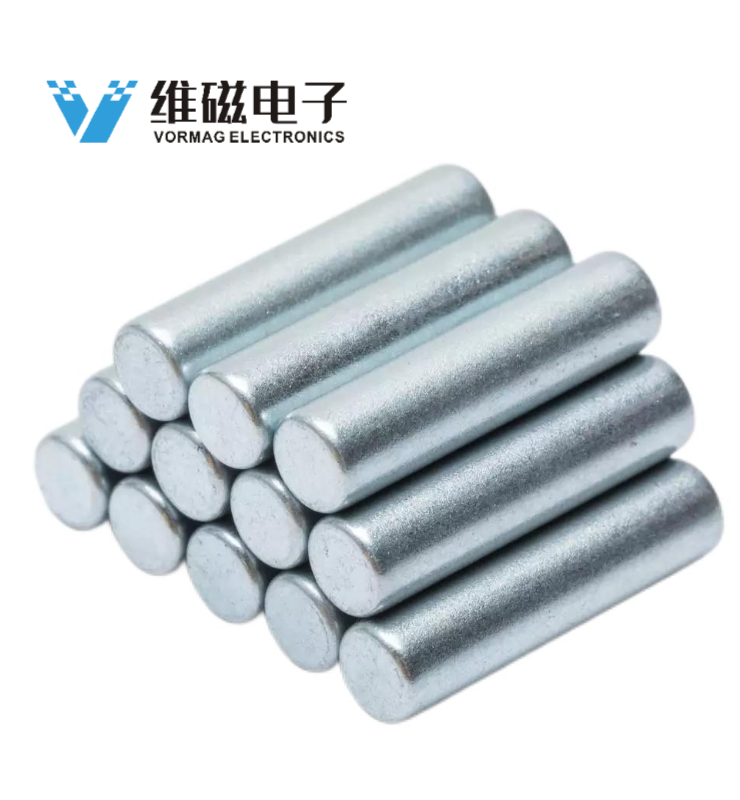 Color Zn Coated Magnets Long Rod Powerful Magnets