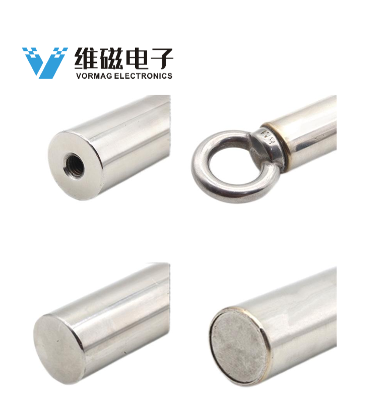 Strong Neodymium Powerful Industrial Magnets D25*200mm Iron Material Removal