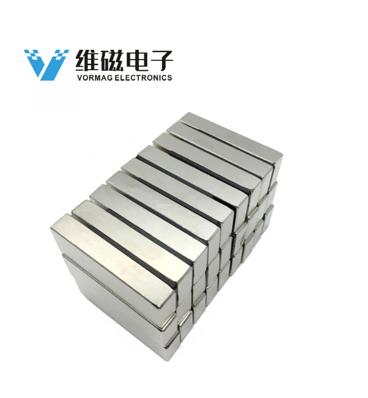 50x10x4mm N42 Bar Neodym Block Magnet NiCuNi