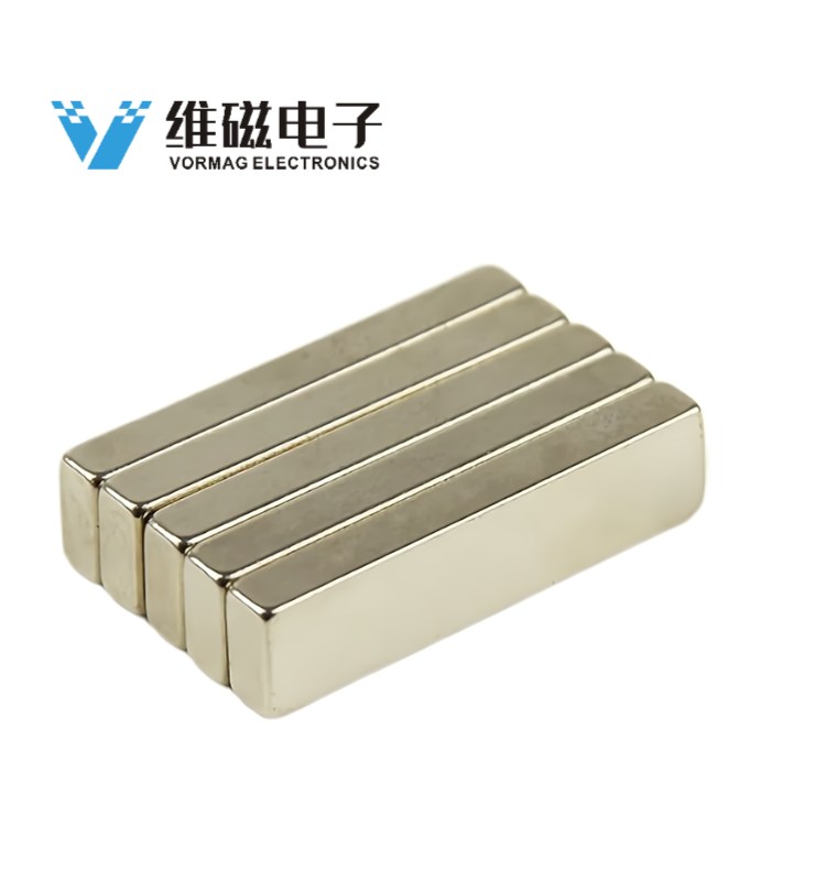Grade N48 40x10x5mm Strong Rare Earth NdFeB Rectangular Magnets