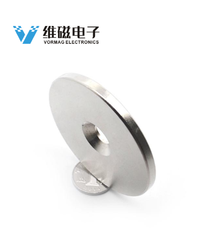 60diax5-8mm Countersunk Hole Strong Permanent Magnet N35 N42 N52
