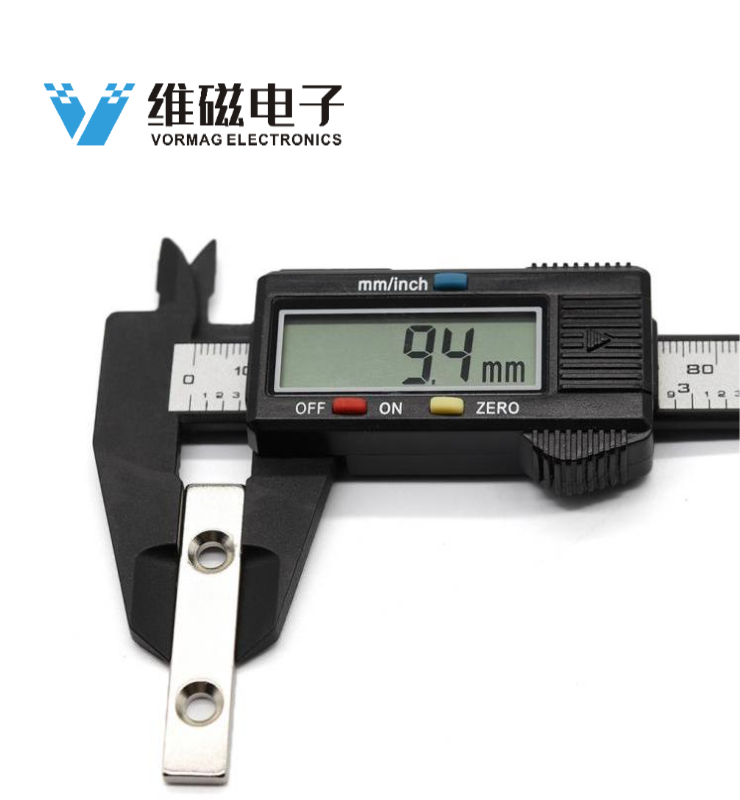 Block Neodymium Magnet N38 Super Powerful Permanent Magnet 50 x 10 x3 Hole 5